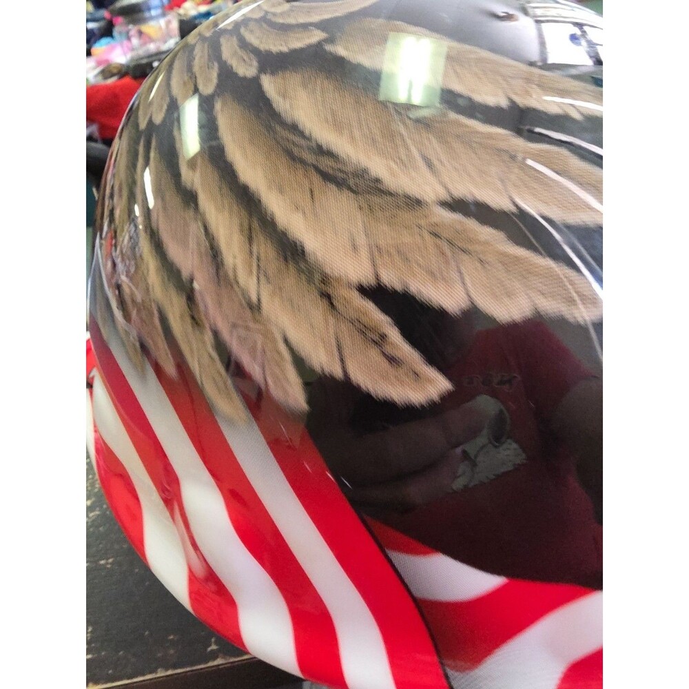 Fiber Metal Hard Hat American Eagle United States Flag Size 6 3/4 - 8 - Picture 5 of 6